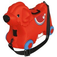Masinuta de impins tip valiza Big Bobby Trolley Red