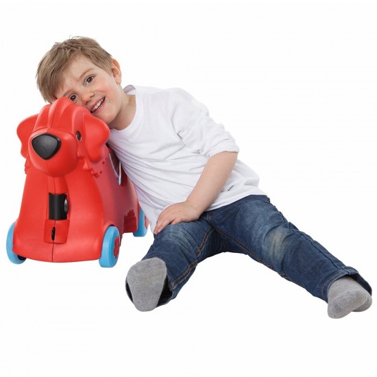 Masinuta de impins tip valiza Big Bobby Trolley Red