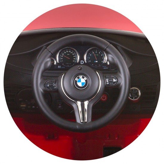 Masinuta electrica Chipolino BMW X6 red cu roti EVA