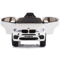 Masinuta electrica Chipolino BMW X6 white cu roti EVA