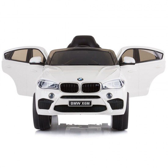 Masinuta electrica Chipolino BMW X6 white cu roti EVA