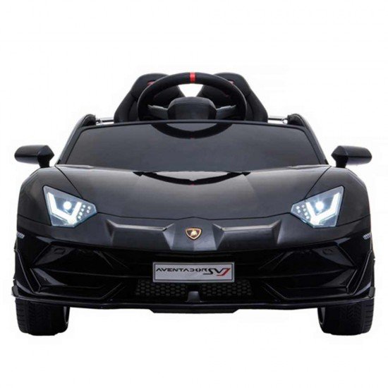 Masinuta electrica Chipolino Lamborghini Aventador SVJ black cu roti EVA