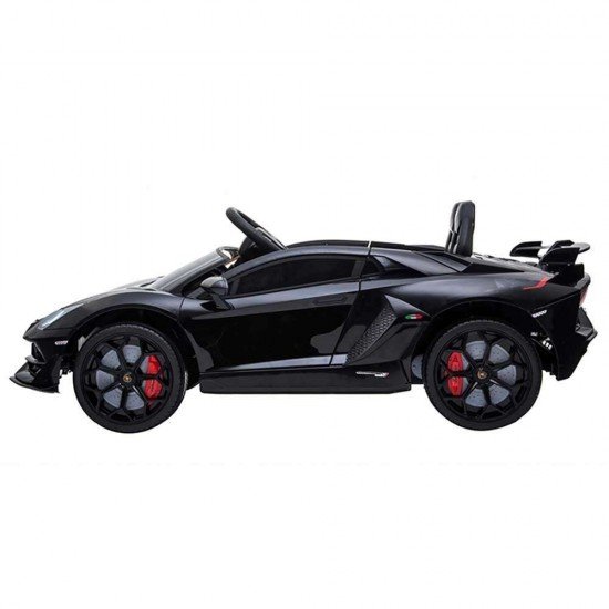 Masinuta electrica Chipolino Lamborghini Aventador SVJ black cu roti EVA