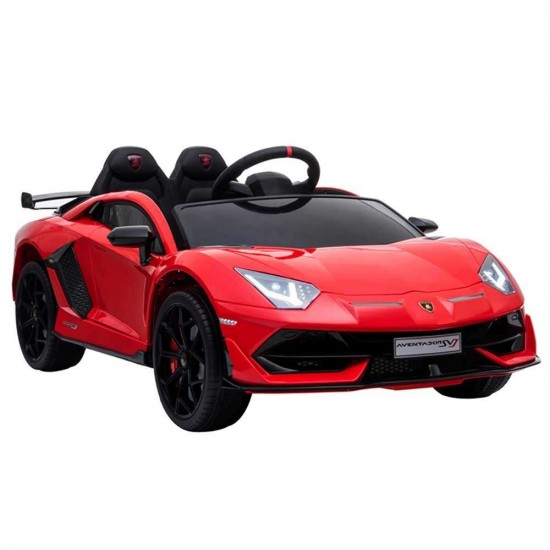 Masinuta electrica Chipolino Lamborghini Aventador SVJ red cu roti EVA
