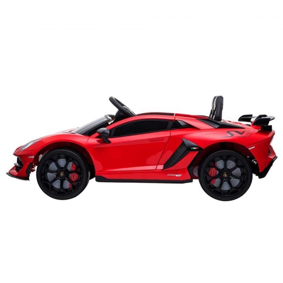 Masinuta electrica Chipolino Lamborghini Aventador SVJ red cu roti EVA