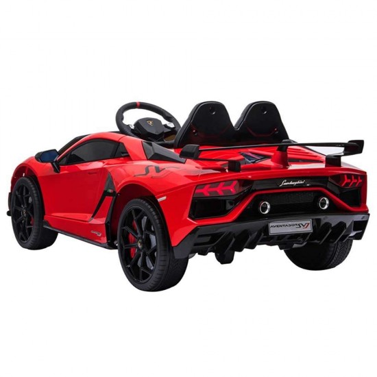 Masinuta electrica Chipolino Lamborghini Aventador SVJ red cu roti EVA