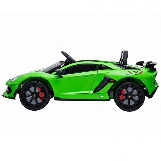 Masinuta electrica Chipolino Lamborghini Aventador SVJ green cu roti EVA