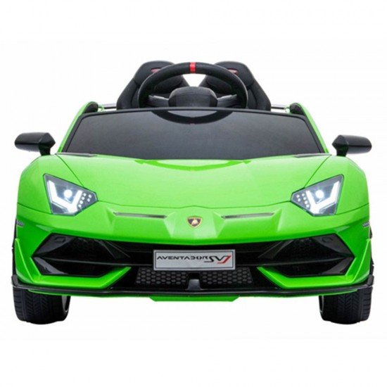 Masinuta electrica Chipolino Lamborghini Aventador SVJ green cu roti EVA