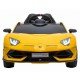Masinuta electrica Chipolino Lamborghini Aventador SVJ yellow cu roti EVA