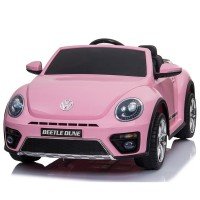 Masinuta electrica Chipolino Volkswagen Beetle Dune Pink