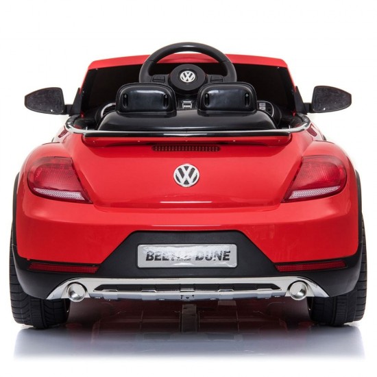 Masinuta electrica Chipolino Volkswagen Beetle Dune Red