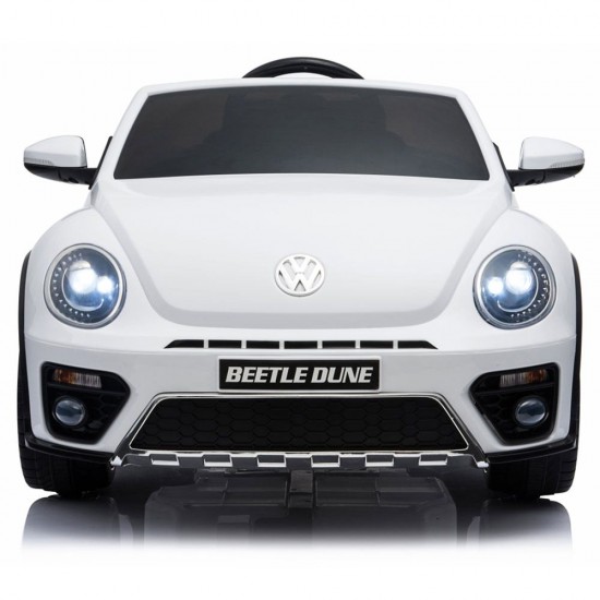 Masinuta electrica Chipolino Volkswagen Beetle Dune White