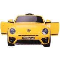 Masinuta electrica Chipolino Volkswagen Beetle Dune Yellow