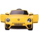 Masinuta electrica Chipolino Volkswagen Beetle Dune Yellow