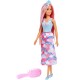 Papusa Barbie Mattel Dreamtopia cu perie