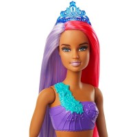 Papusa Barbie Dreamtopia Sirena cu coronita albastra