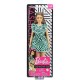 Papusa Barbie Fashionistas cu rochita verde