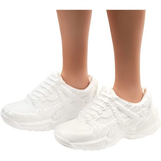 Papusa Barbie Fashionistas cu par roz