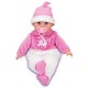 Papusa cu corp moale Simba Laura Bedtime 38 cm cu accesorii