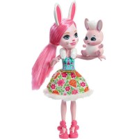 Papusa Enchantimals Mattel Bree Bunny cu figurina