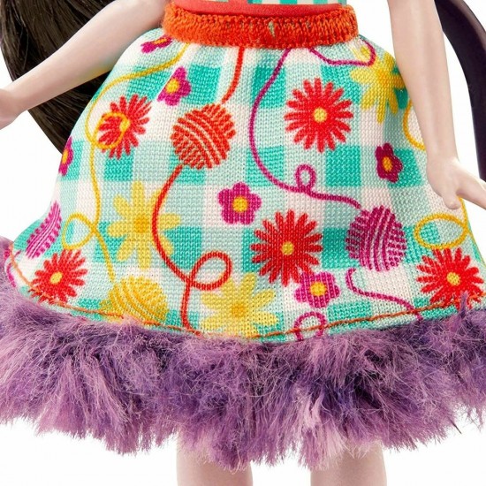 Papusa Enchantimals Mattel Ciesta Cat cu figurina Climber