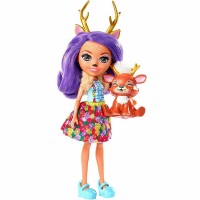 Papusa Enchantimals Mattel Danessa Deer cu figurina