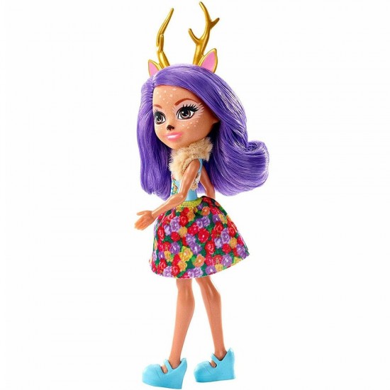 Papusa Enchantimals Mattel Danessa Deer cu figurina