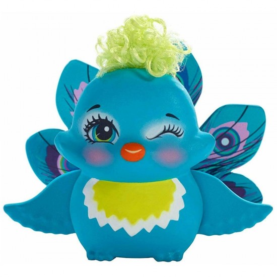 Papusa Enchantimals Mattel Patter Peacock cu figurina