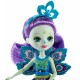 Papusa Enchantimals Mattel Patter Peacock cu figurina