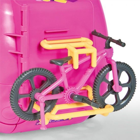 Papusa Simba Evi Love 12 cm Holiday Camper cu rulota si accesorii