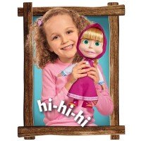 Papusa Masha ne miscam si radem 30 cm