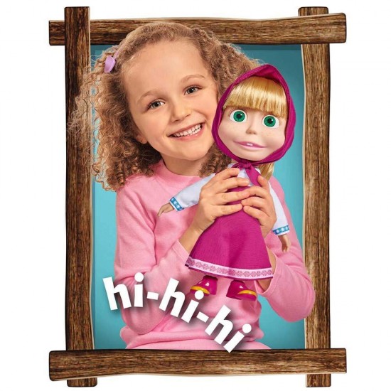 Papusa Masha ne miscam si radem 30 cm