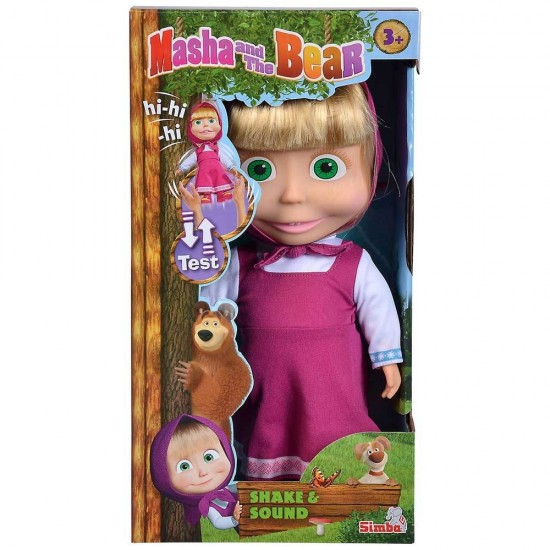 Papusa Masha ne miscam si radem 30 cm
