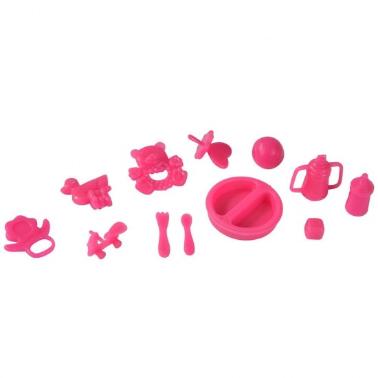 Papusa Simba Steffi Love Baby Walk 29 cm mov cu carucior si accesorii