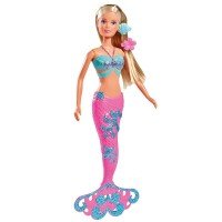 Papusa Simba Steffi Love sirena Mermicorn 29 cm cu figurina si accesorii