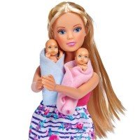 Papusa Simba Steffi Love Welcome Twins 29 cm cu accesorii