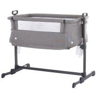 Patut Co-Sleeper Chipolino Close To Me Graphite Printed Stars Inside