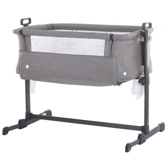 Patut Co-Sleeper Chipolino Close To Me Graphite Printed Stars Inside