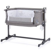 Patut Co-Sleeper Chipolino Close To Me Graphite Printed Stars Inside