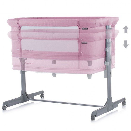 Patut Co-Sleeper si tarc Chipolino Mommy and Me Pink