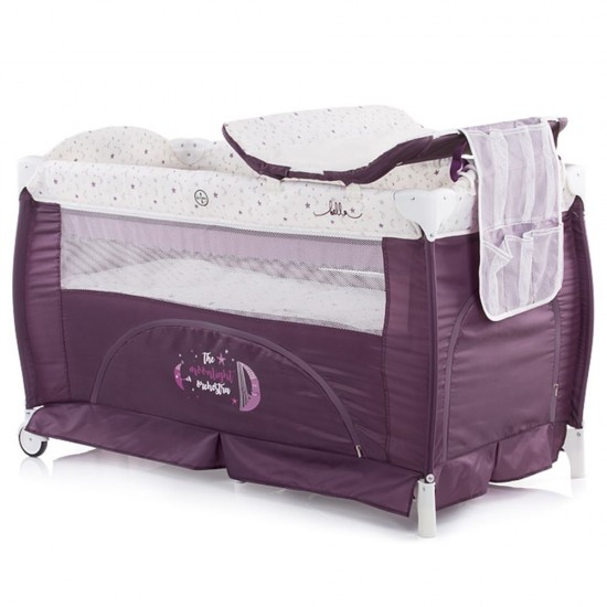 Patut pliabil Chipolino Bella Amethyst