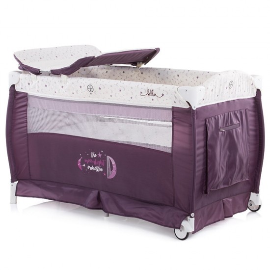 Patut pliabil Chipolino Bella Amethyst