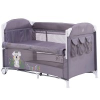 Patut pliabil Chipolino Merida Mist cu laterala culisanta