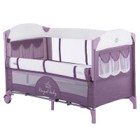 Patut pliabil Chipolino Merida Orchid cu laterala culisanta