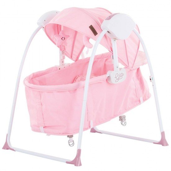 Patut si leagan electric Chipolino Gia Peony Pink