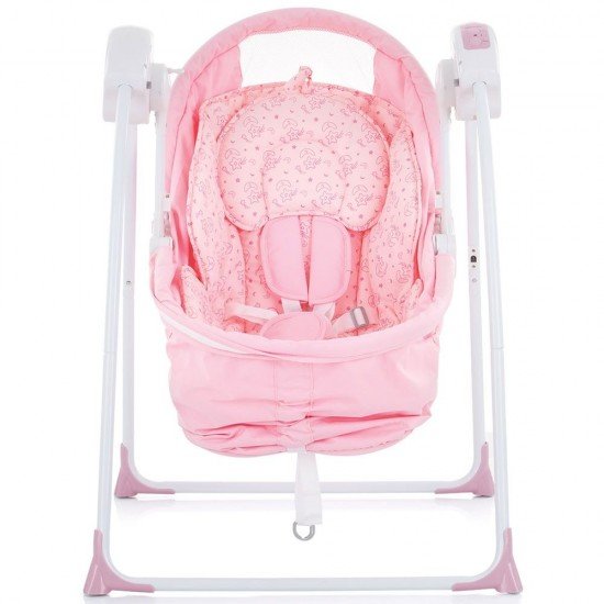 Patut si leagan electric Chipolino Gia Peony Pink