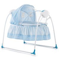 Patut si leagan electric Chipolino Rock-a-bye Baby Blue