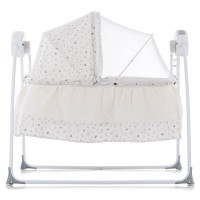 Patut si leagan electric Chipolino Rock-a-bye Ivory