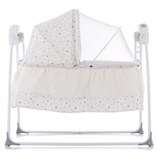 Patut si leagan electric Chipolino Rock-a-bye Ivory