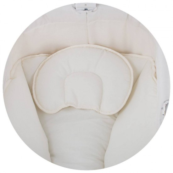 Patut si leagan electric Chipolino Rock-a-bye Ivory